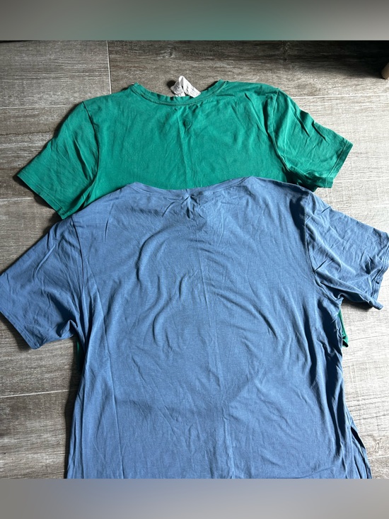 lululemon athletica Tops - Two lululemon athletica Short Sleeve Tees in Blue and Green